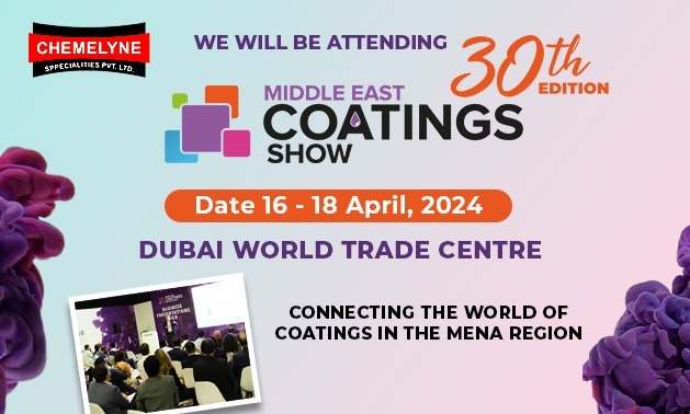 Chemelyne Sppecialities Private Limited Attending Middle East Coatings Show 2024