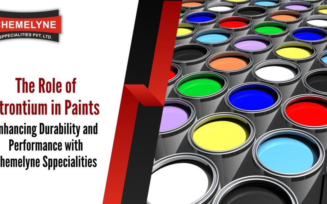 The Role of Strontium in Paints