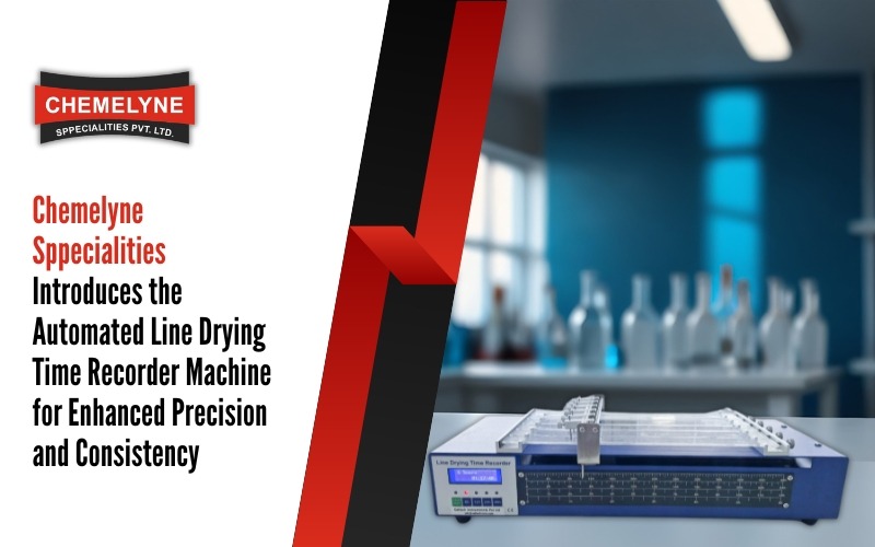 Introduces the Automated Line Drying Time Recorder Machine